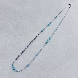 Turquoise Beaded Long Necklace